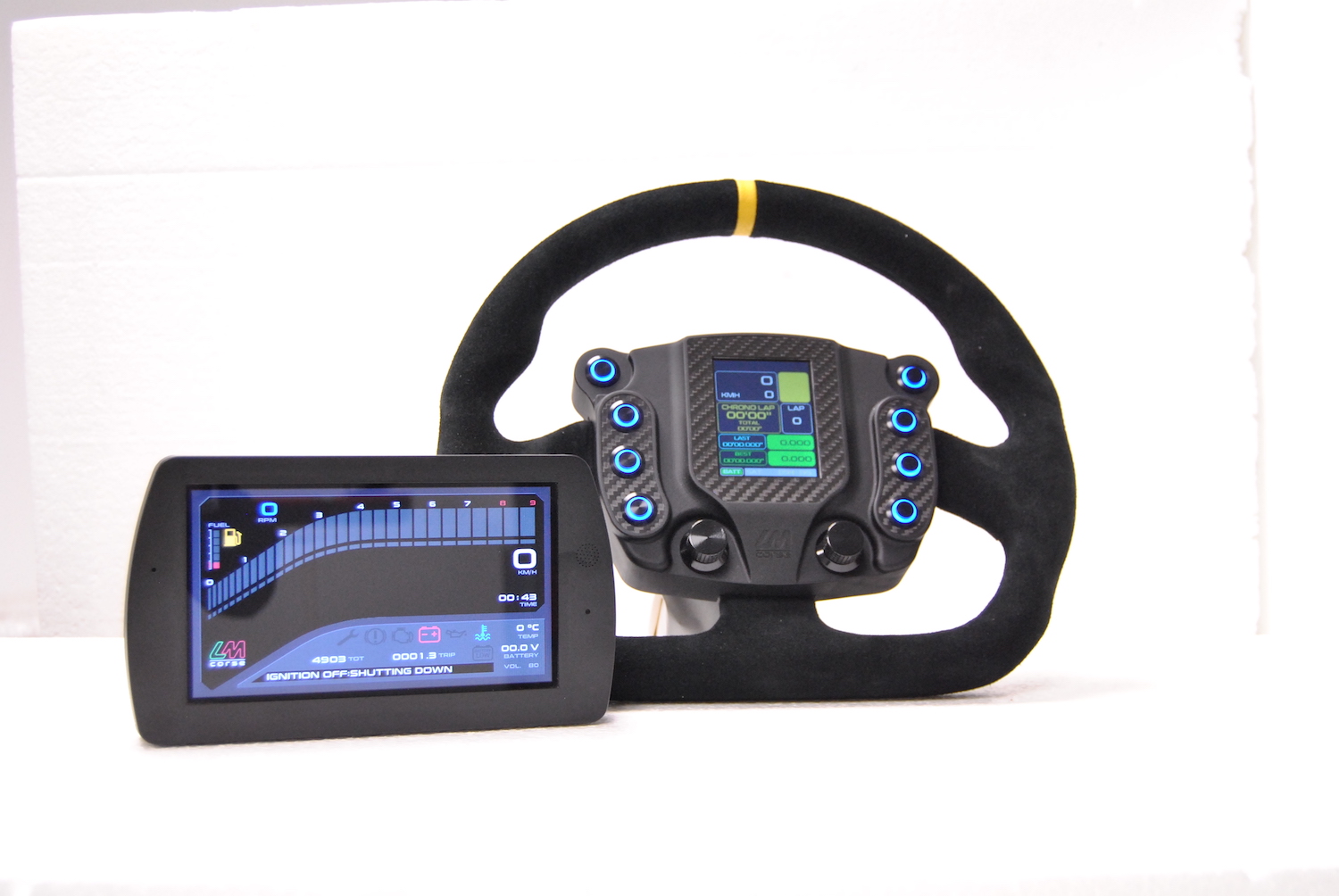 Volante installato